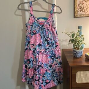 Lilly Pulitzer Pink and Blue Swim Coverup